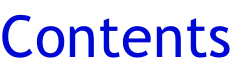 Contents